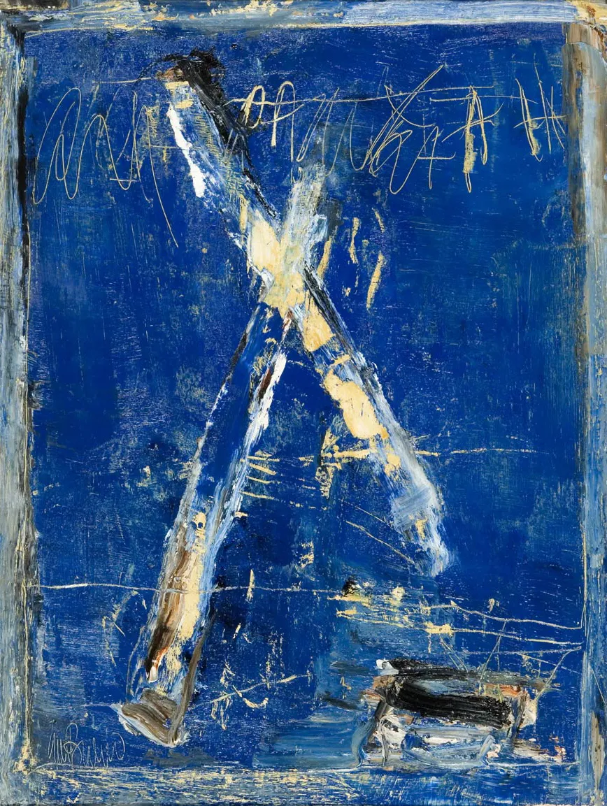 Untitled, González Bravo, 2006, Oil on cardboard