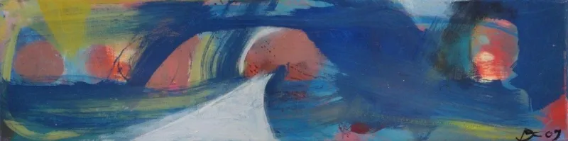 San turismo, Deolinda Fonseca, 2009, Oil on canvas