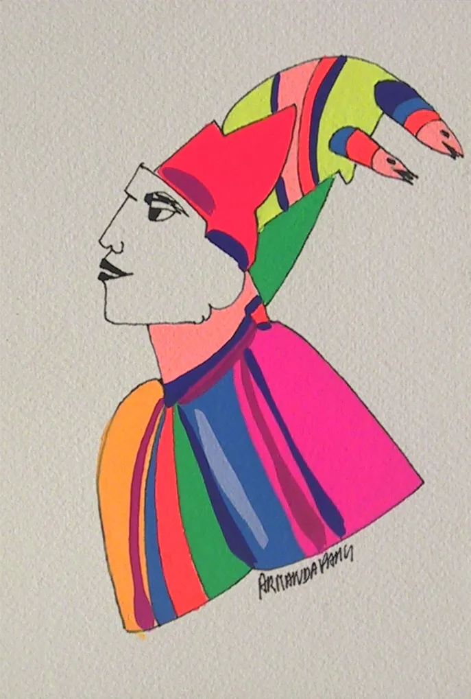 Untitled #13, Armanda Passos, 2002, Gouache on paper