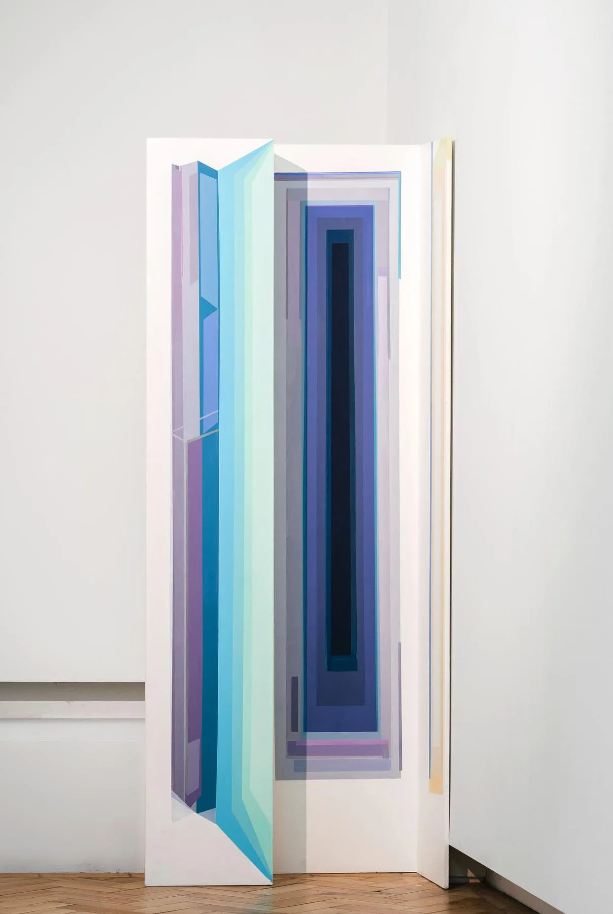 Estudos de cor para unidade habitacional #2, Ana Pais Oliveira, 2015, Acrylic on MDF