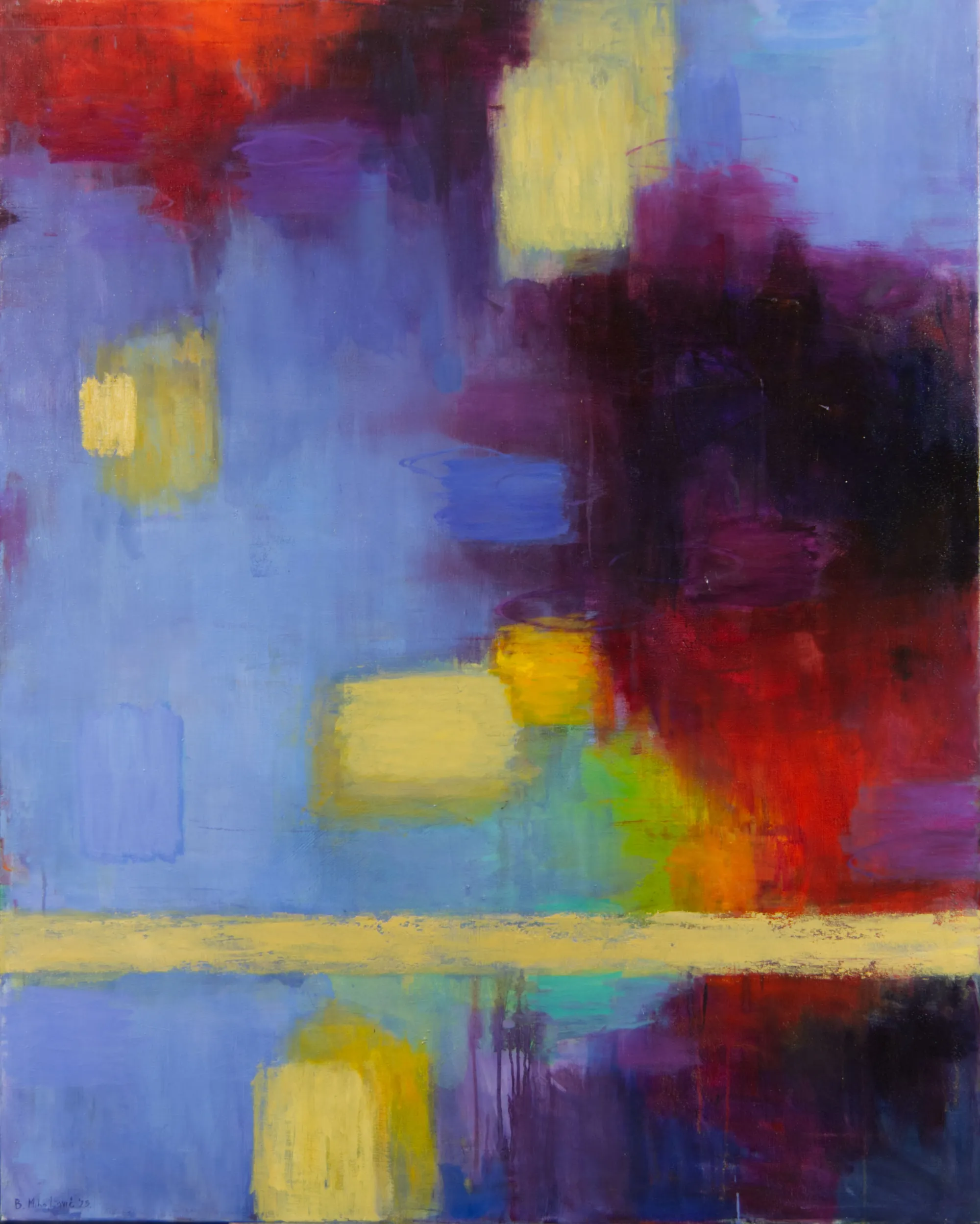 A.P.26-694 (Reflections), Branislav Mihajlović, 2026, Oil on canvas