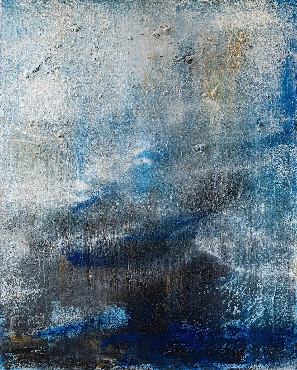 Ascendentes luminosidades, Alberto Reguera, 2025, Mixed media on canvas