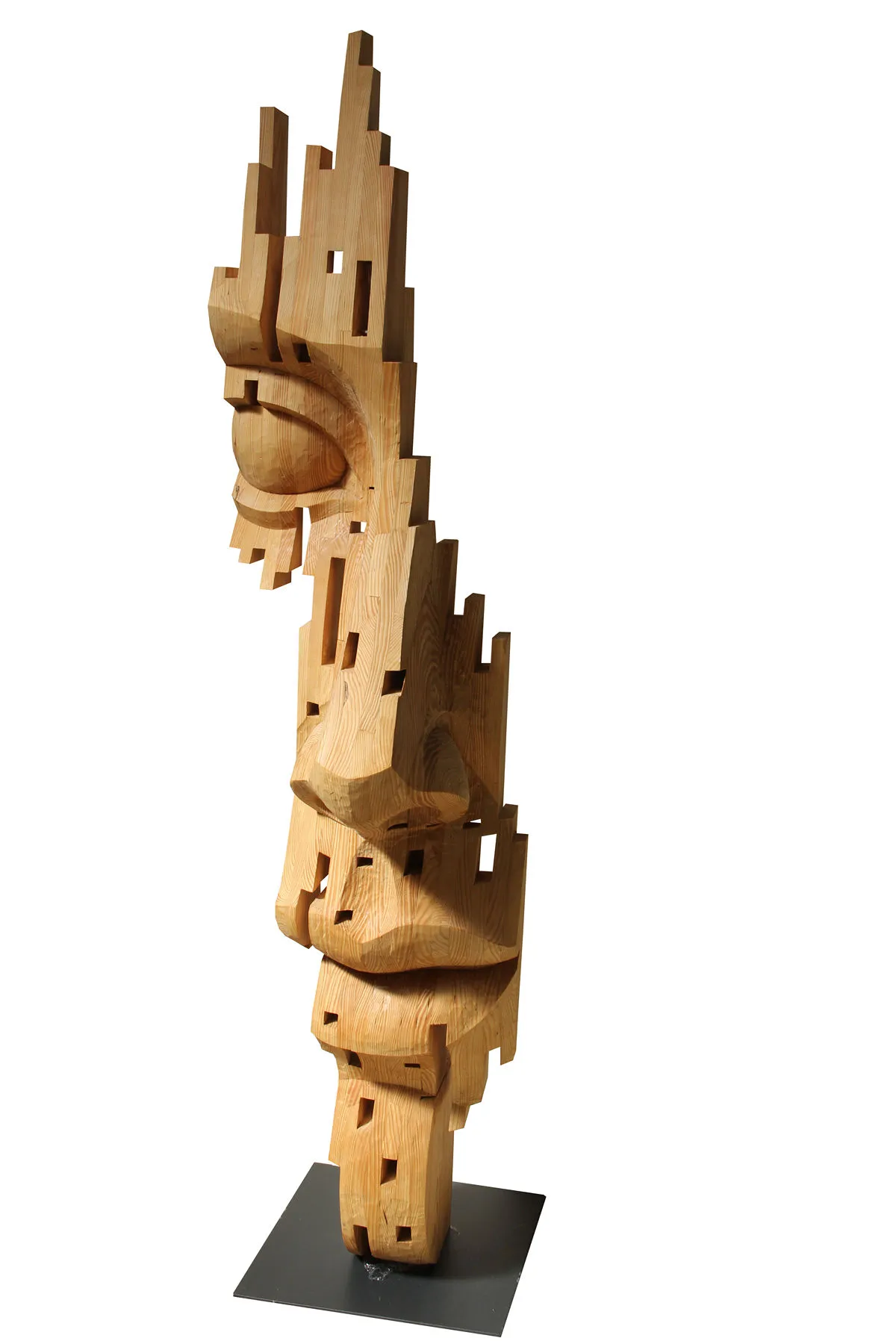Untitled, Nogueira Lopes, 2024, Pine wood sculpture