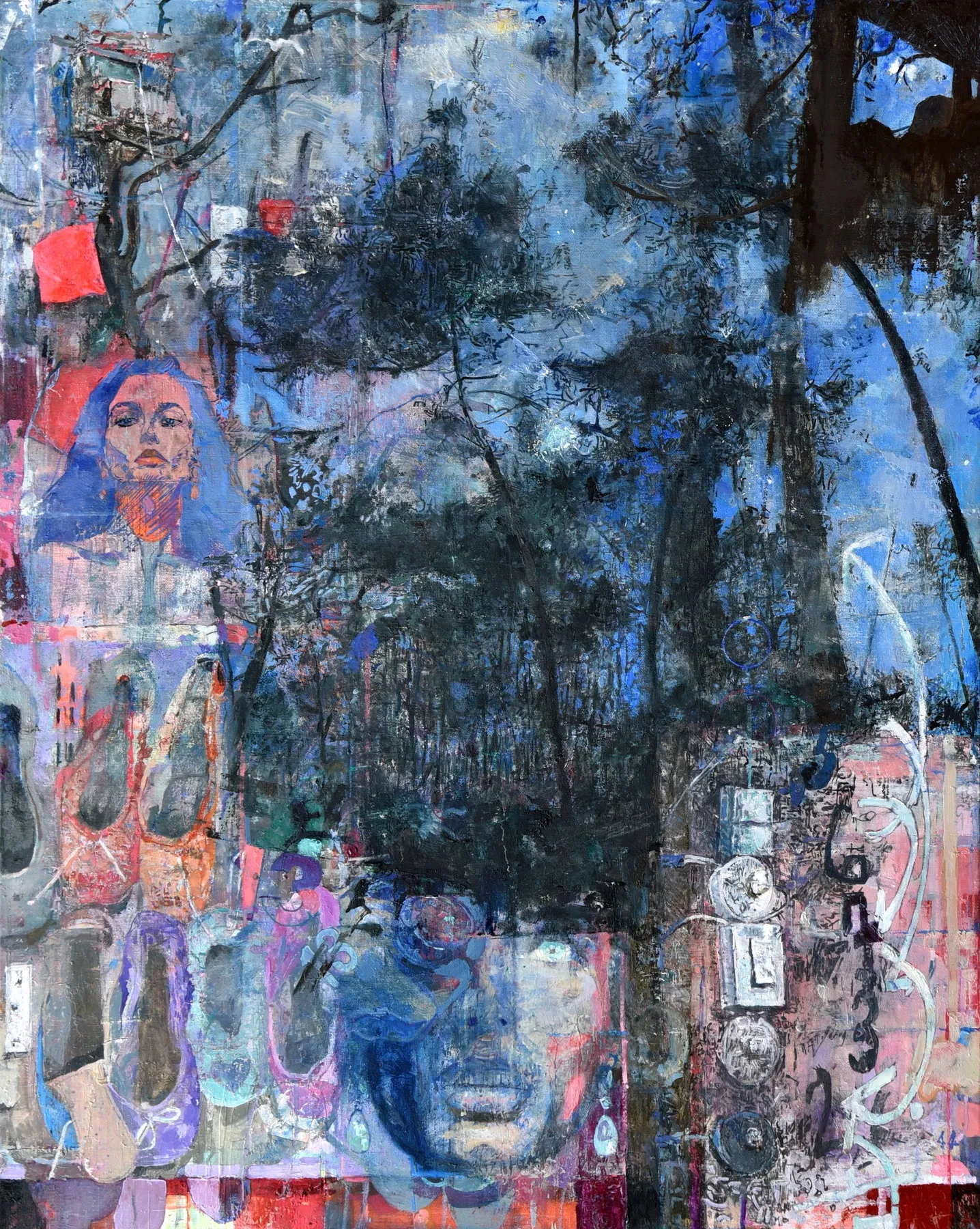 Casa das fadas, João Cristóvão, 2025, Oil on canvas