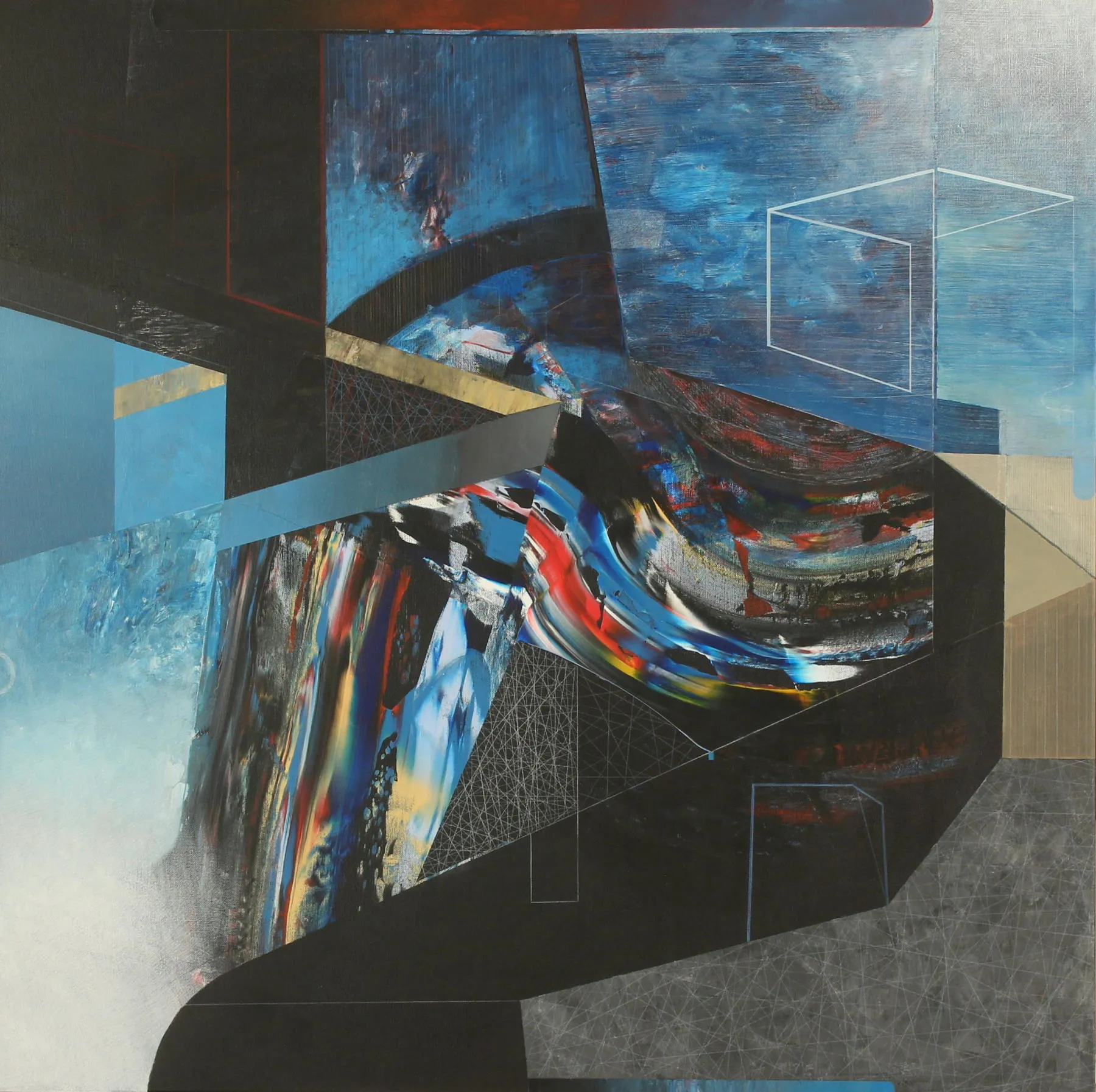 Hiatus, Rui Tavares, 2025, Mixed media on canvas