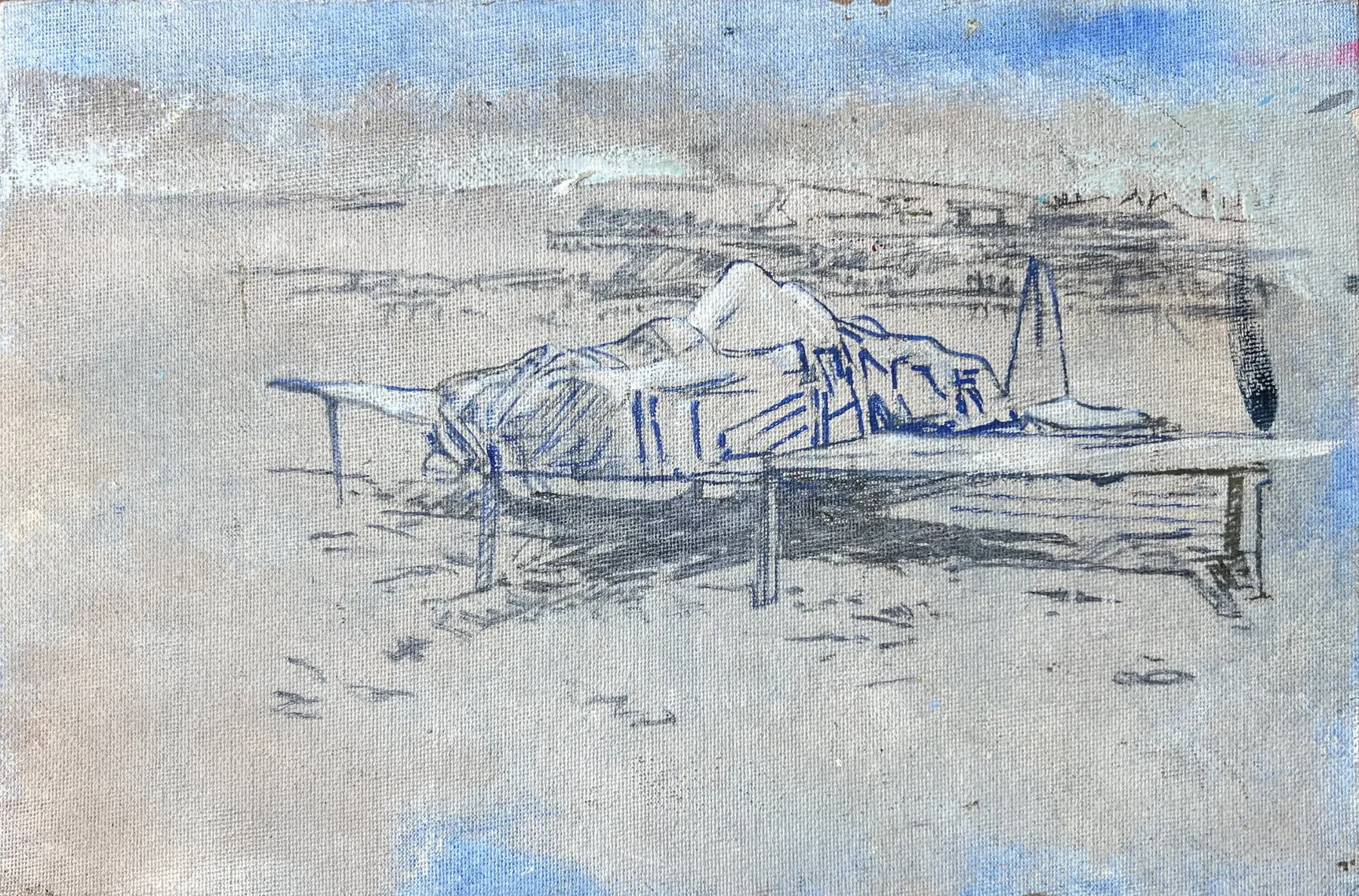 Untitled (288-21), João Cristóvão, 2025, Oil on canvas