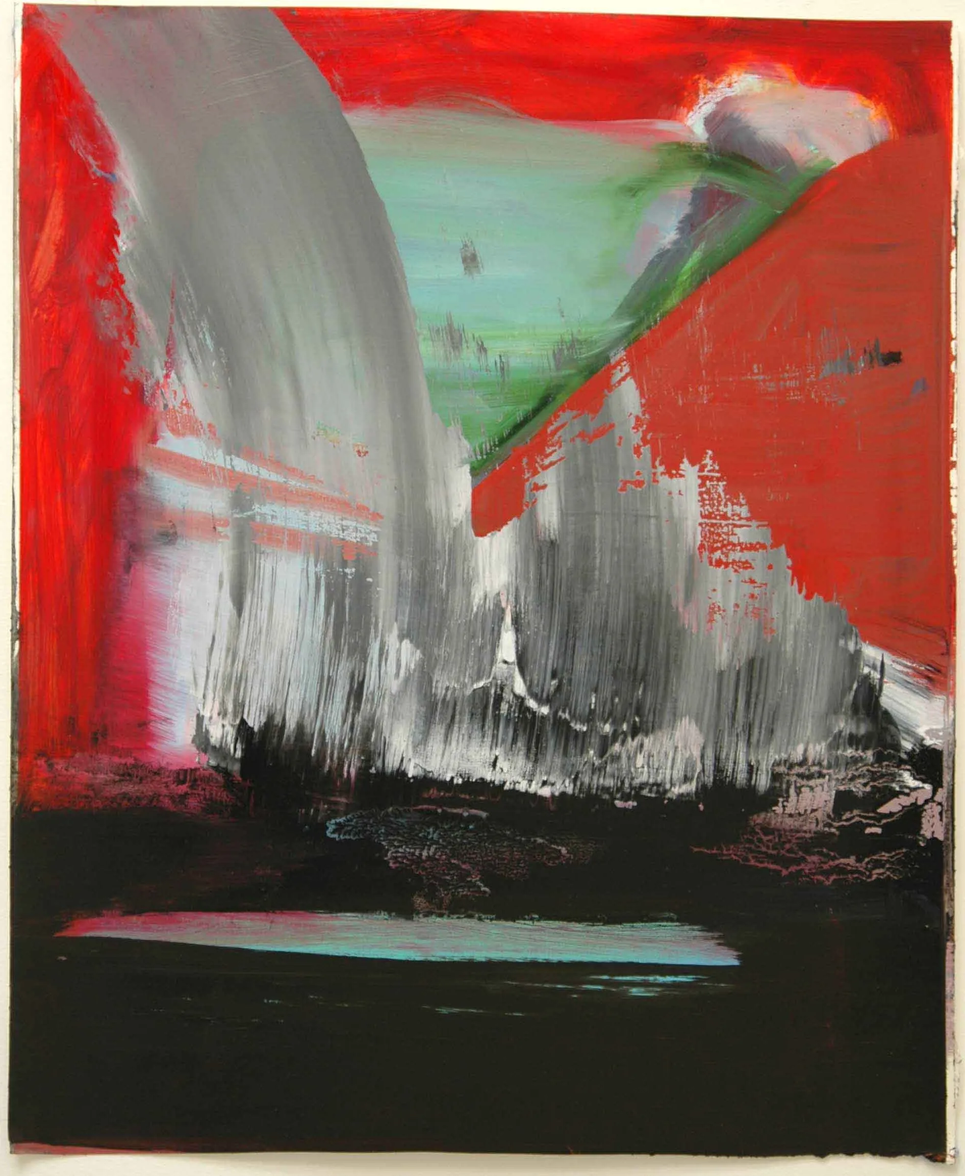 Paisagem Semi-nocturna, Ana Sério, 2012, Oil on paper