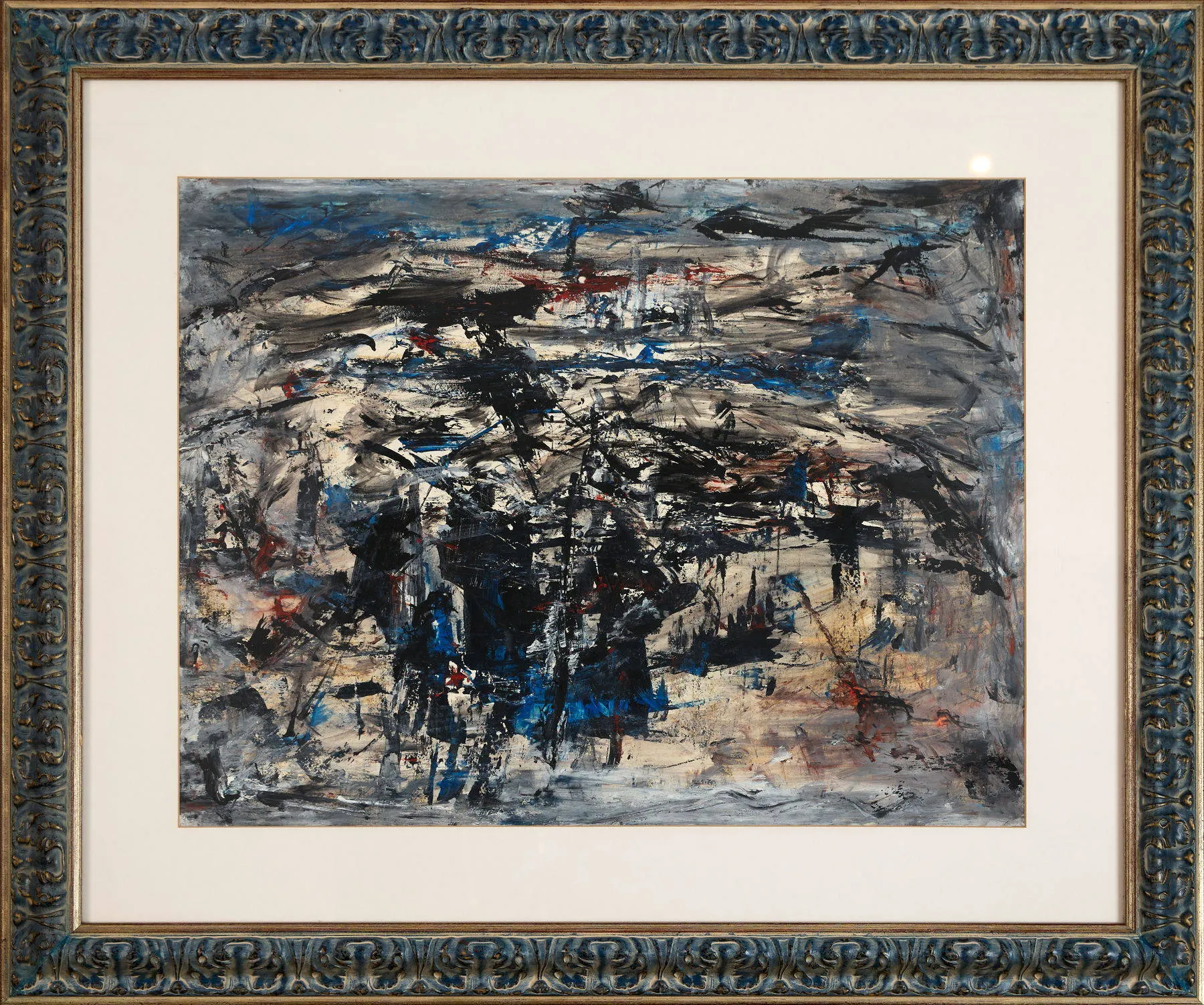 Cavalgando para fora do passado, Moita Macedo, Mixed media on paper
