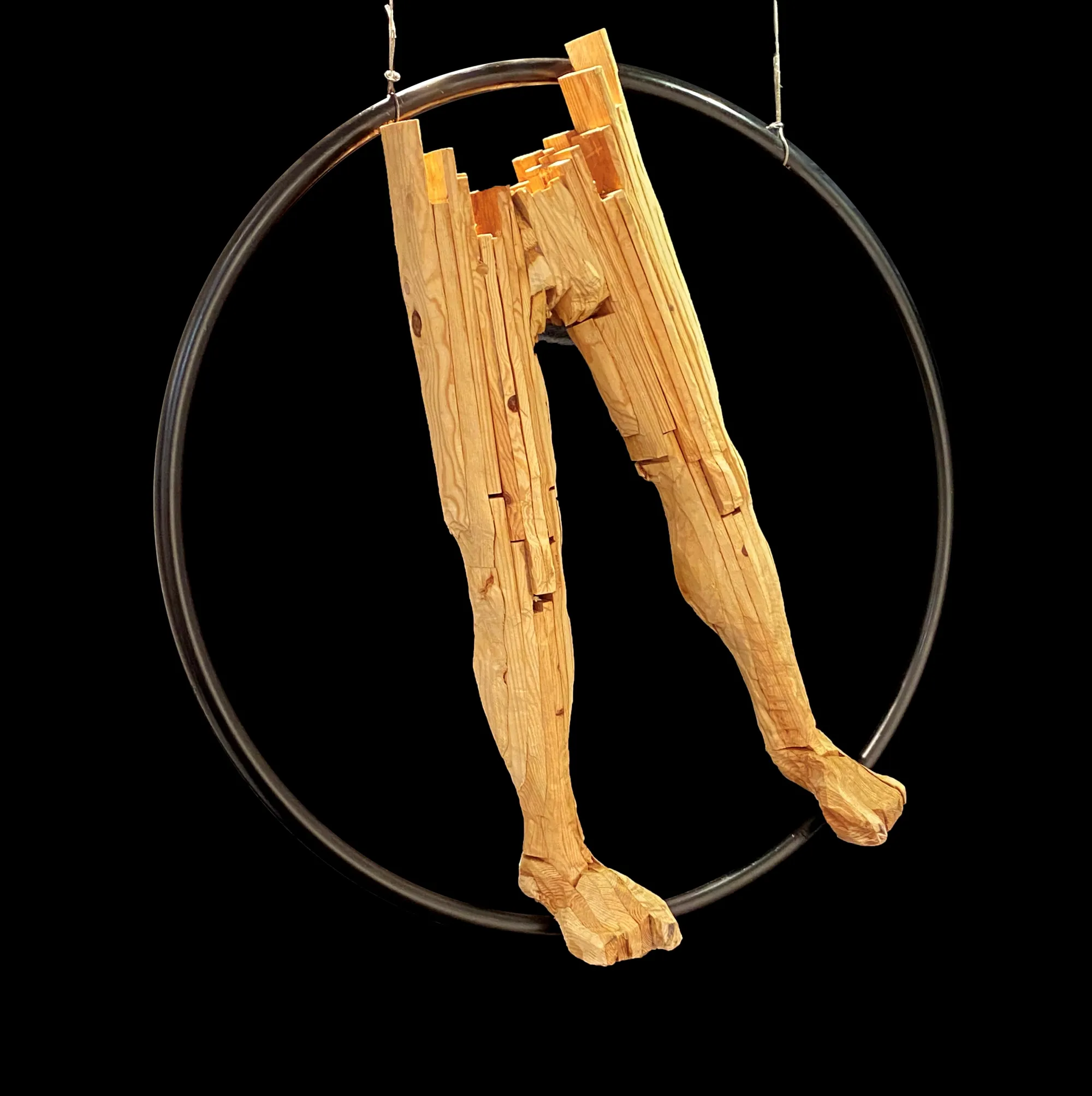 Utopia, Pedro Moreno Ramos, 2021, Wood and iron sculpture