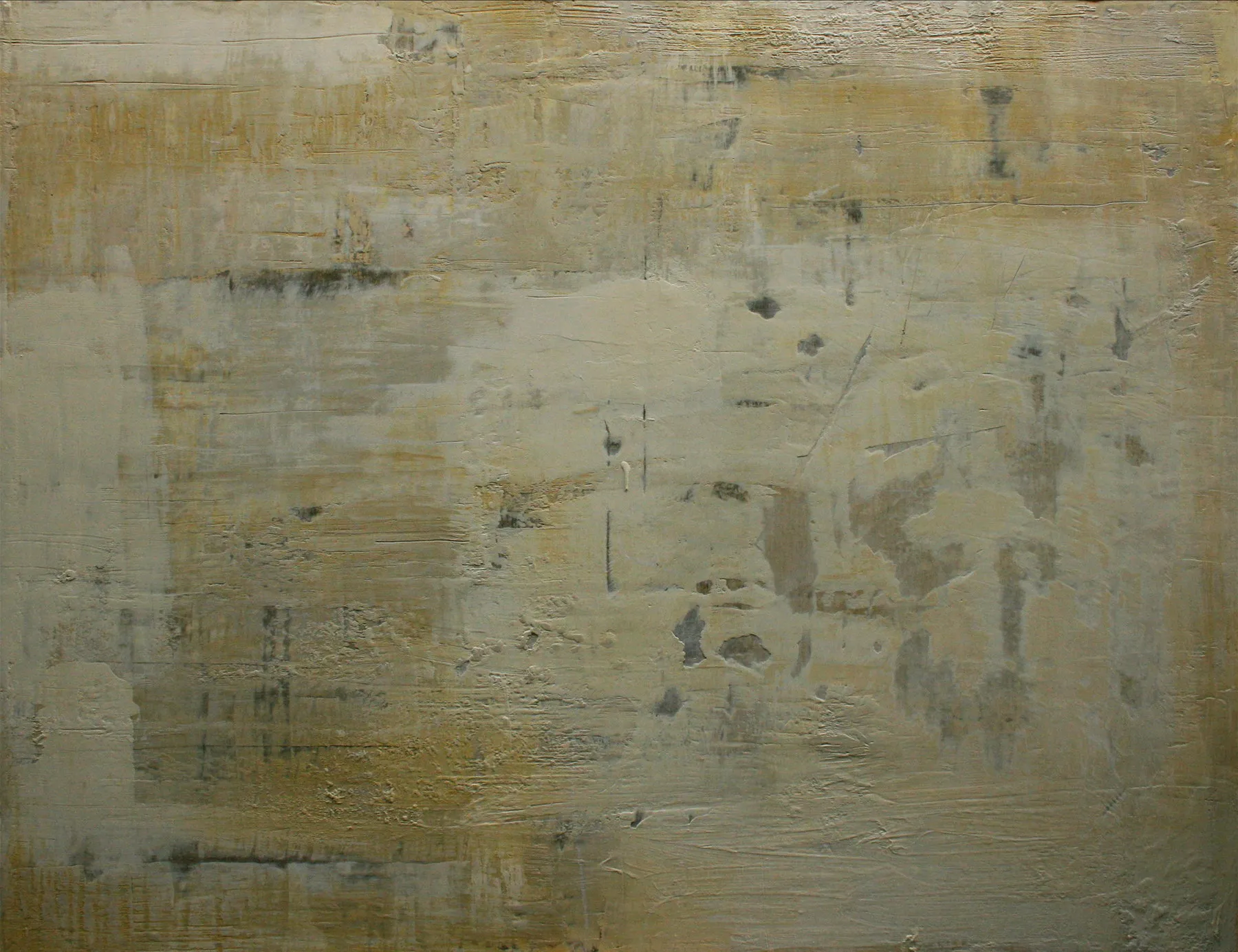 Paysage Jaune, Jean Pierre Porcher, 2011, Oil on canvas