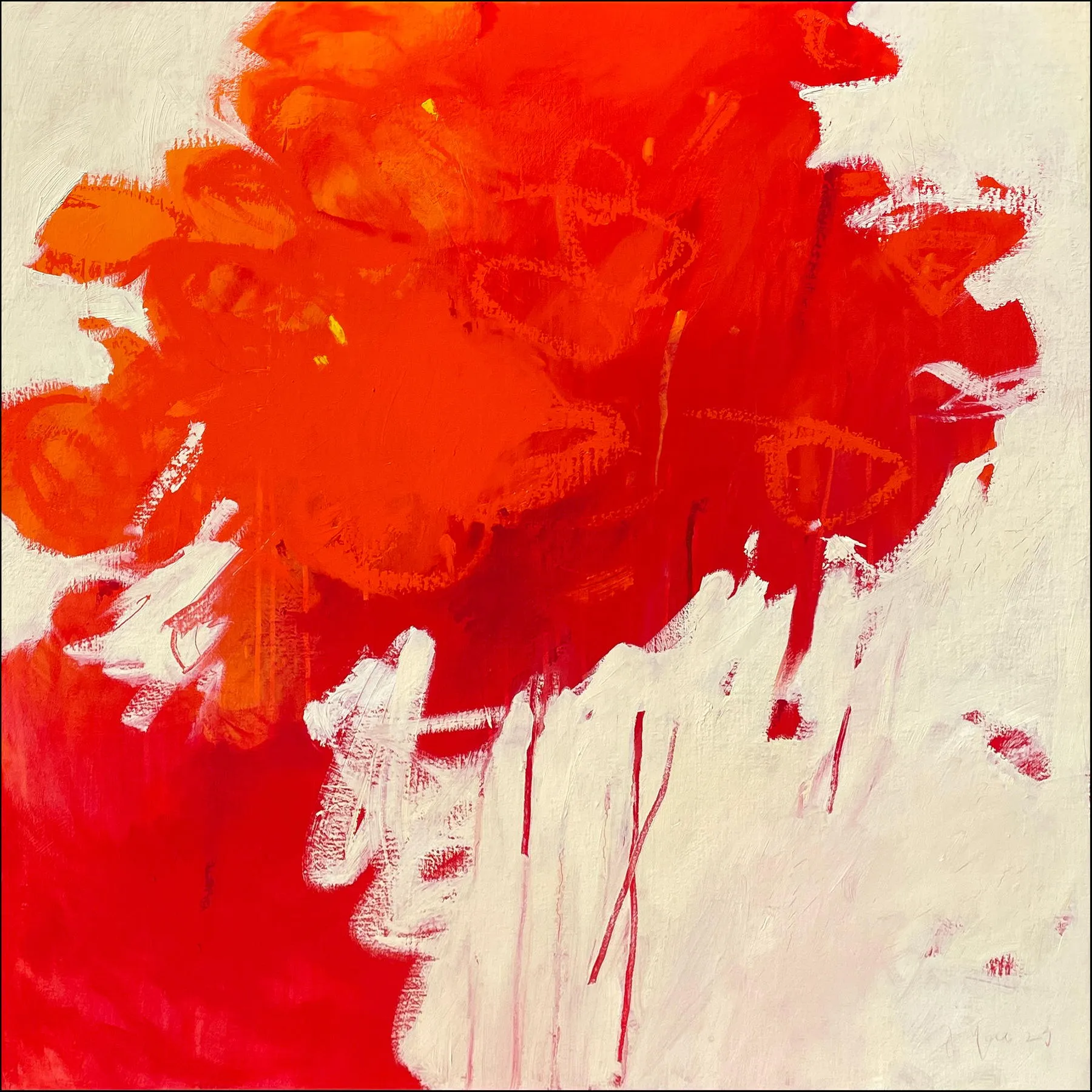 flor-flor #12, Fernando Gaspar, 2023, Oil on canvas