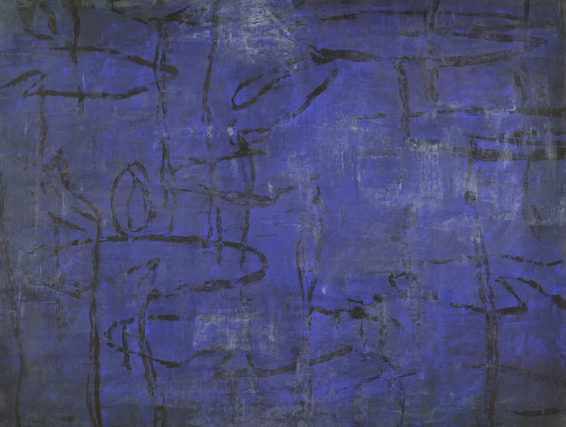 Jardin aquatique, Jean Pierre Porcher, 2014, Painting on paper on aluminium