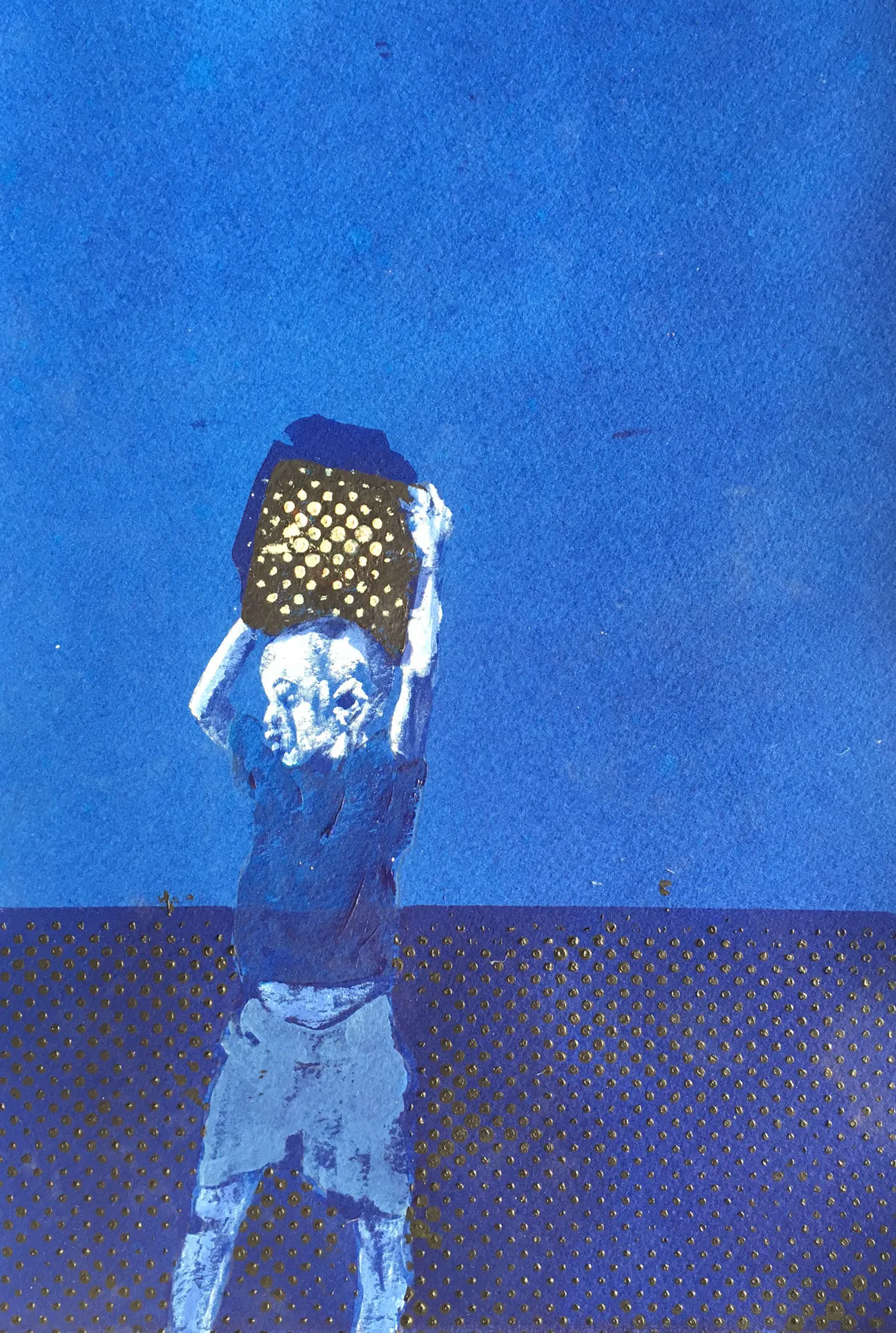 Untitled, Pedro Batista, Acrylic and natural pigment on paper
