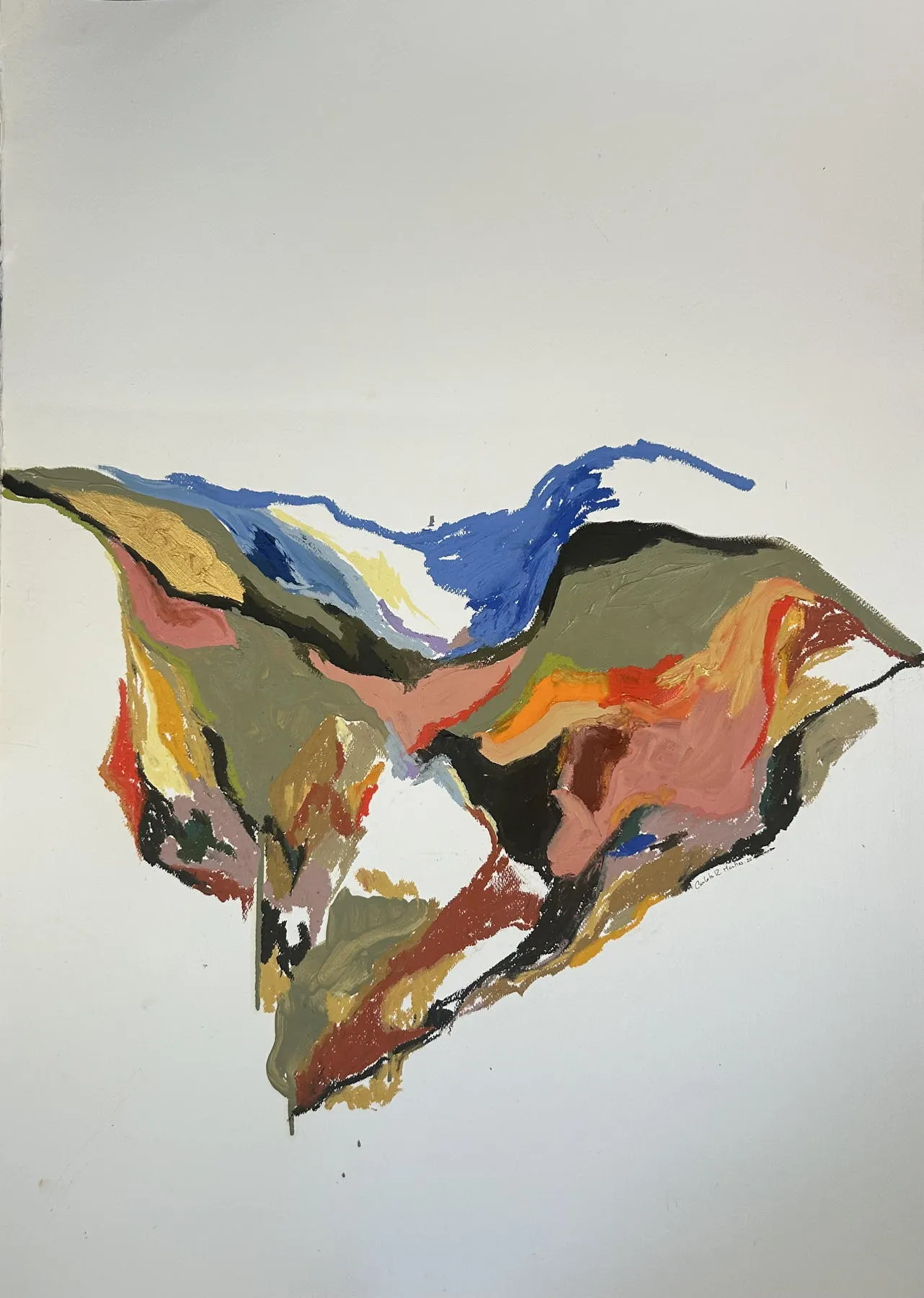 Untitled (293-12), Carlota Roque Martins, 2026, Mixed media on paper