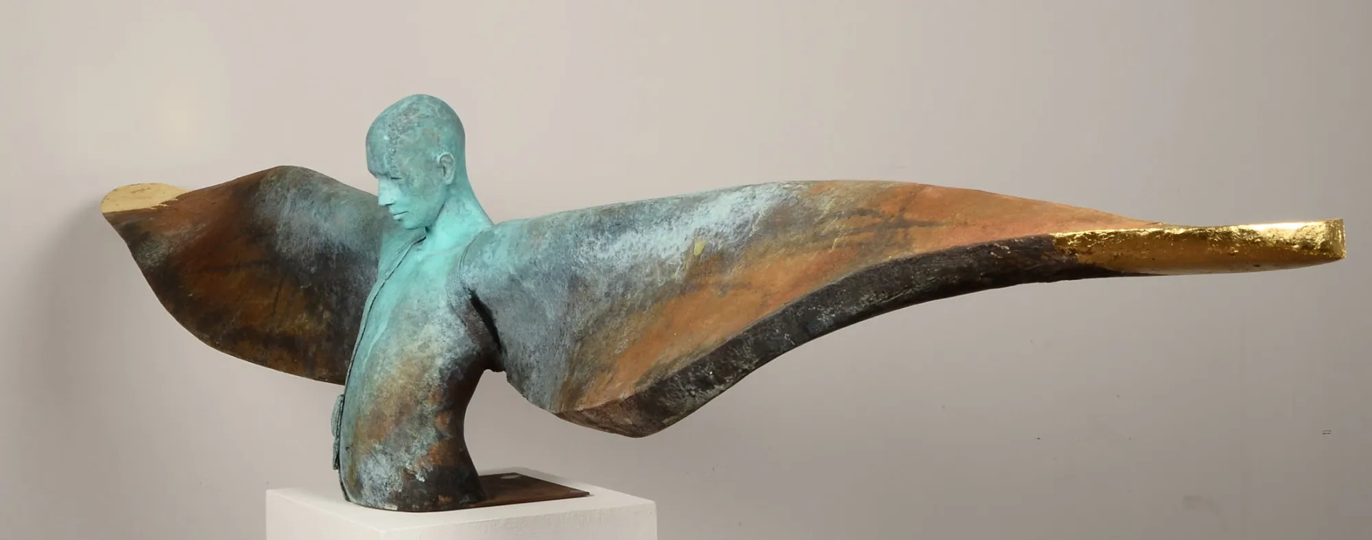 Helicoides I, Jesús Curiá, 2024, Bronze