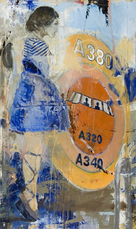 Ruídos, João Cristóvão, 2011, Mixed media on canvas