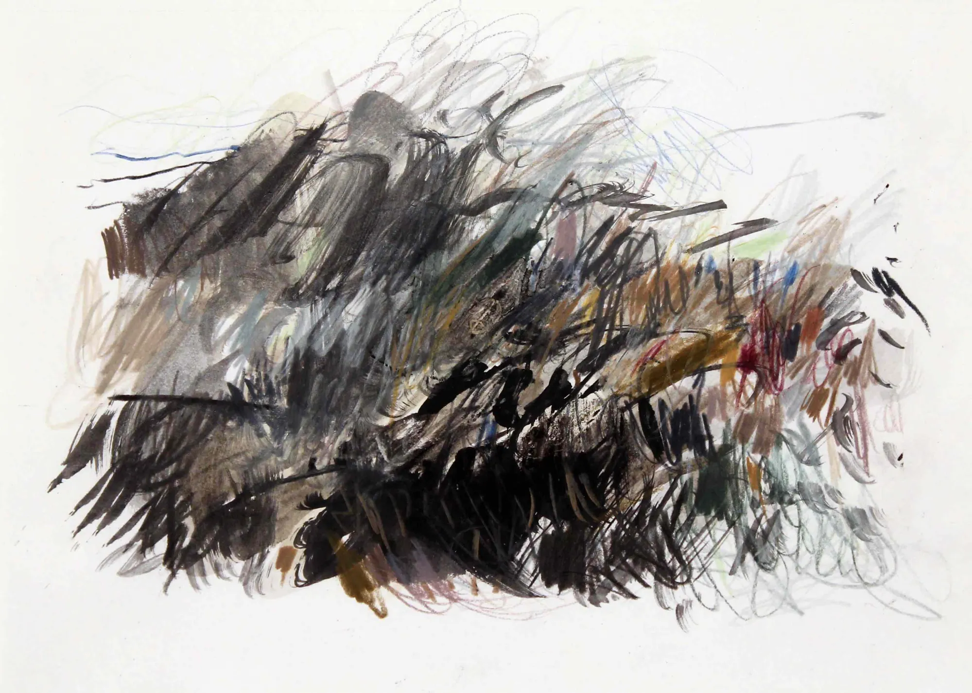 ISNESS #1A, Susana Chasse, 2024, Mixed media on paper