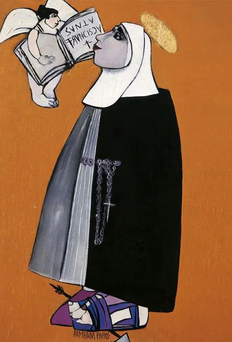 Santa Francisca, Armanda Passos, 2005, Oil on canvas