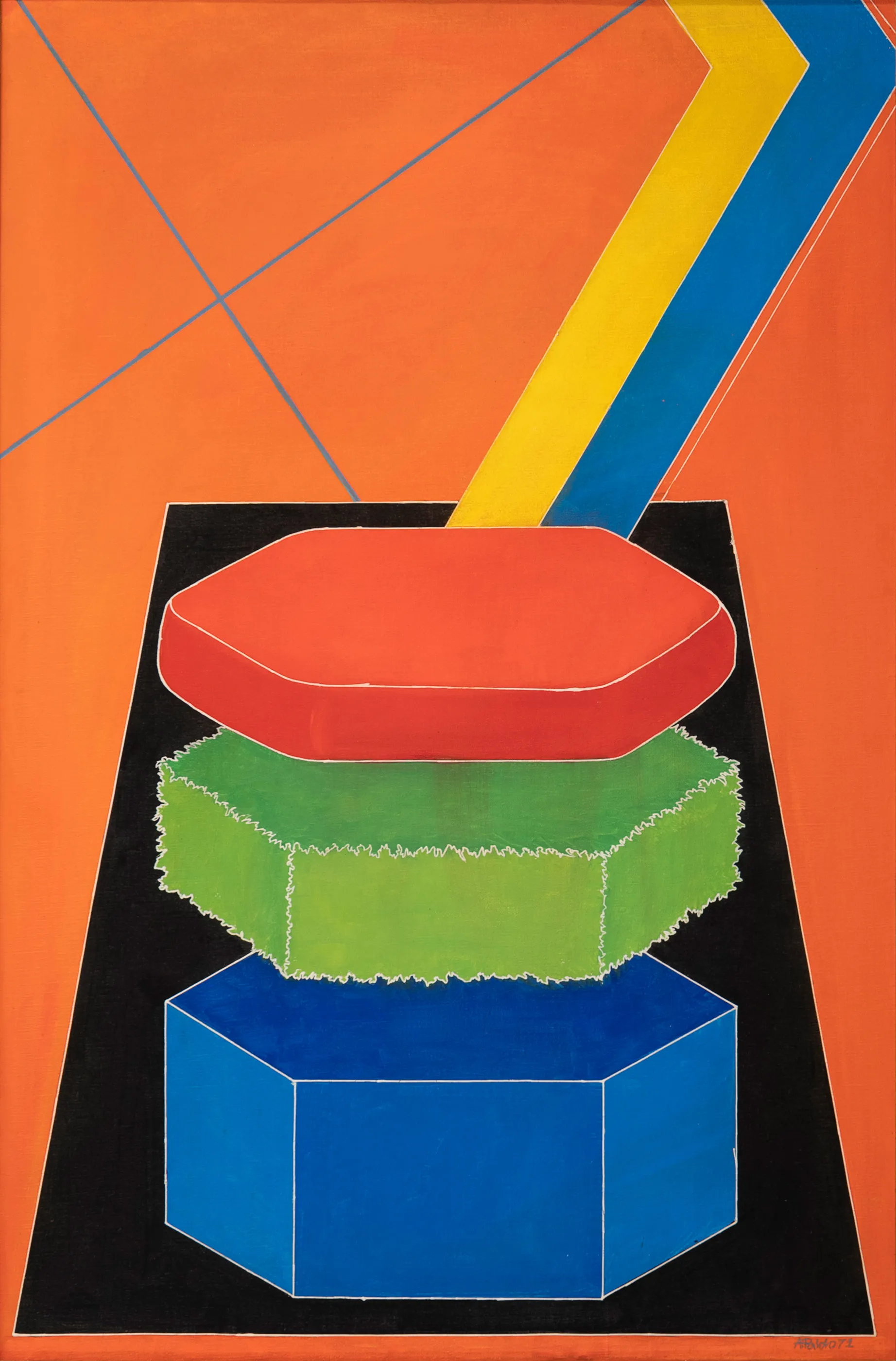 Untitled, António Palolo, 1971, Oil on canvas