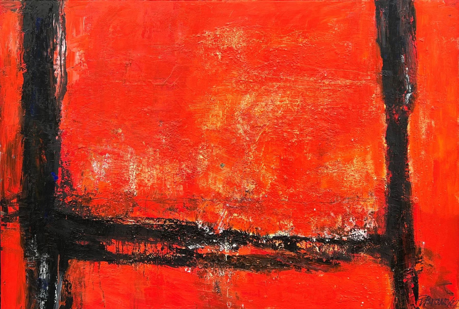 Untitled (249-02), González Bravo, 2022, Oil on cardboard
