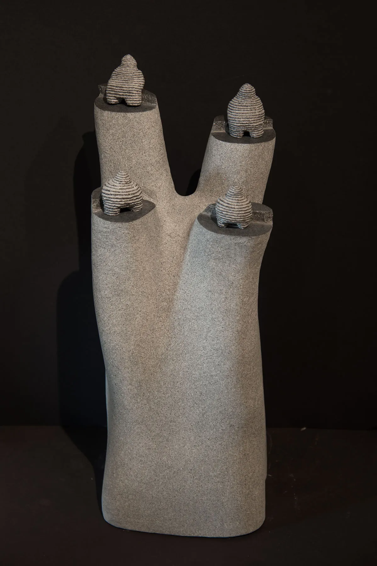Yuugen-Hito, Shintaro Nakaoka, 2018, Granite sculpture