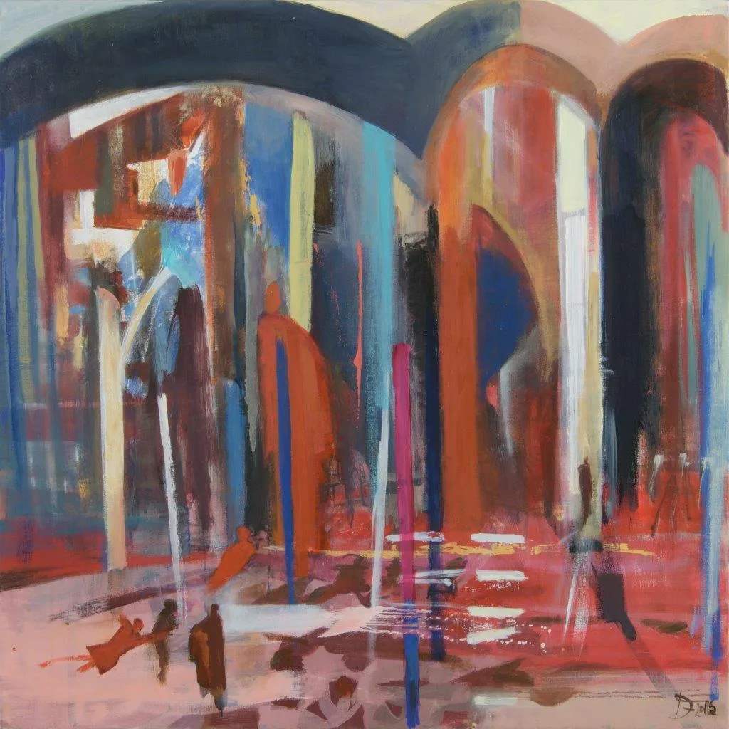 The Trial, Deolinda Fonseca, 2016, Oil on canvas