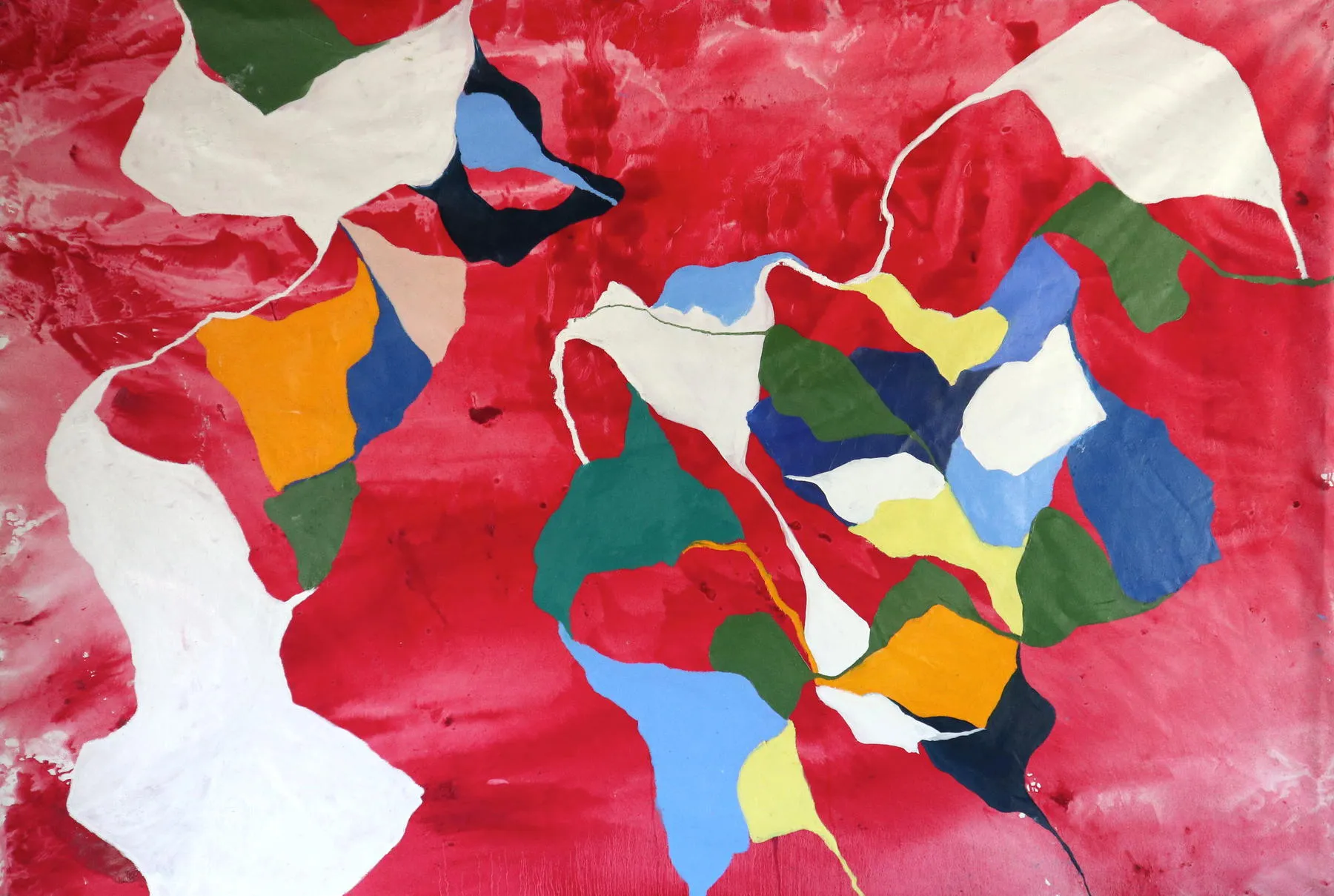 Untitled - série Mapas 2, Carlota Roque Martins, 2020, Oil on canvas