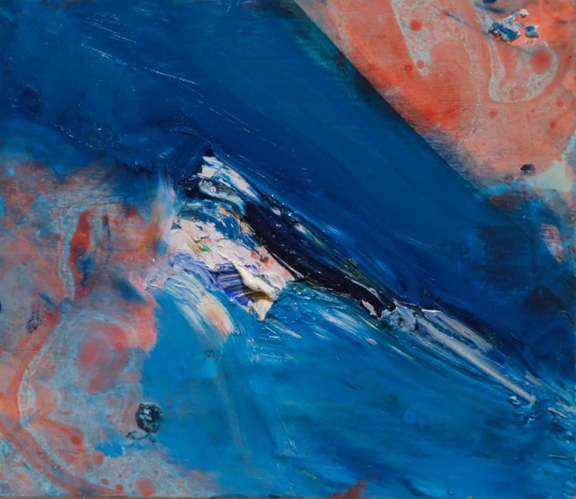 Espelho de tinta III, Ana Sério, 2023, Oil on MDF