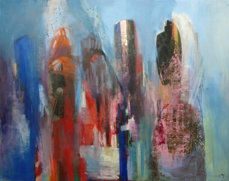 Power Sequence, Deolinda Fonseca, 2011, Oil on canvas