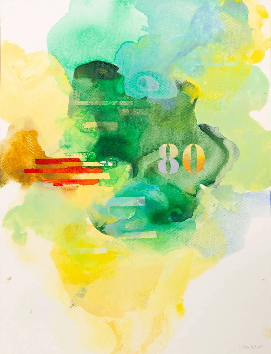 Untitled (296-24), Victor Costa, 2025, Acrylic on paper