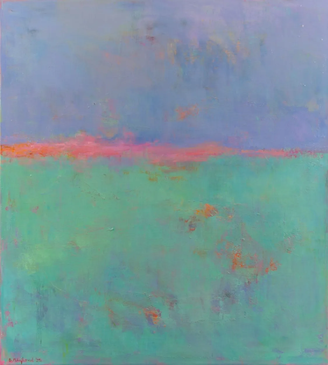 A.P.25-669 (Monet), Branislav Mihajlović, 2025, Oil on canvas