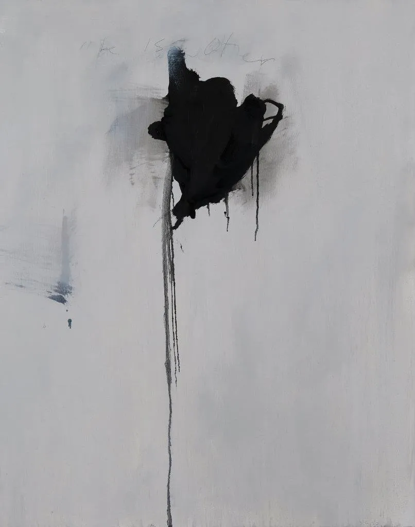 One is the Other, Steven Seinberg, 2022, Oil and graphite on canvas