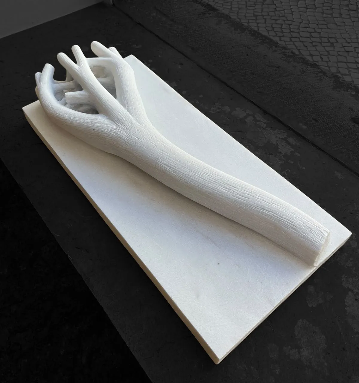 Ramo de Árvore, Vítor Ribeiro, 2026, White marble