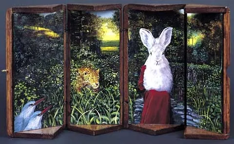 The Last Fairy Tale, Margarida Kendall, 2002, Oil on wood
