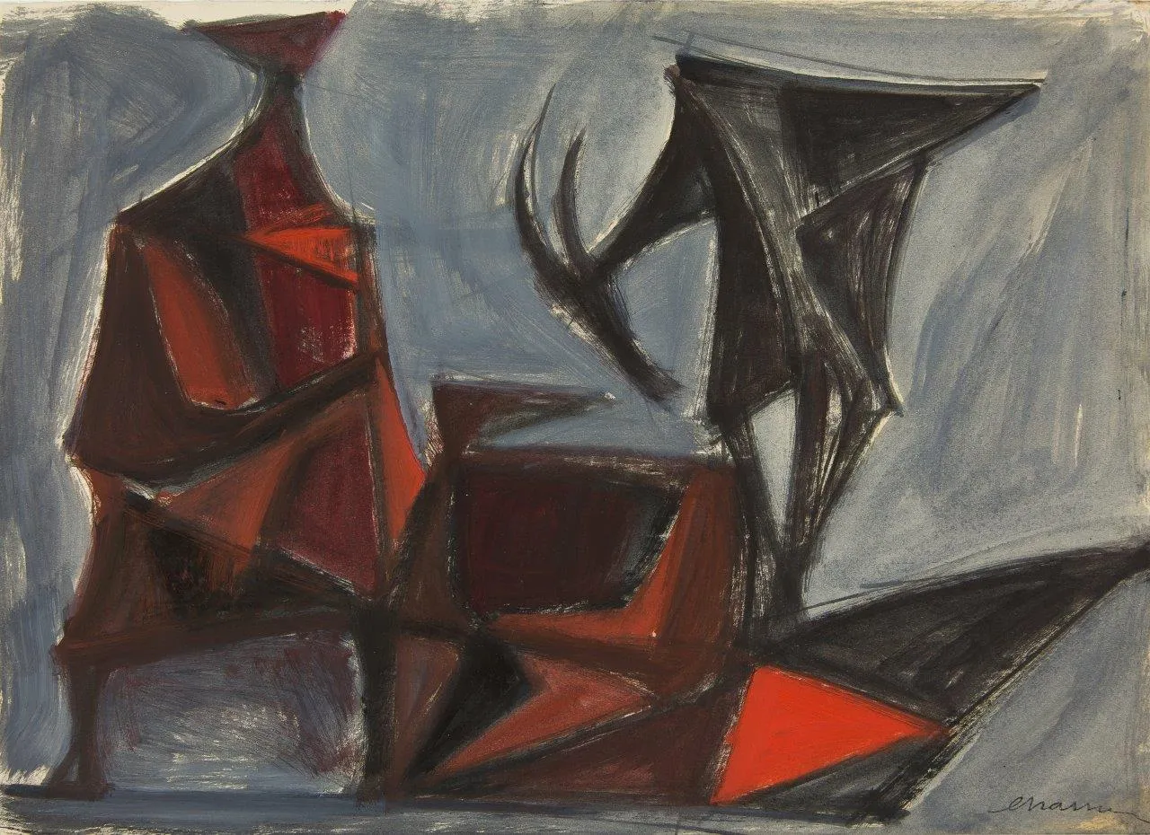 Untitled (173-063), António Charrua, Pastel on paper