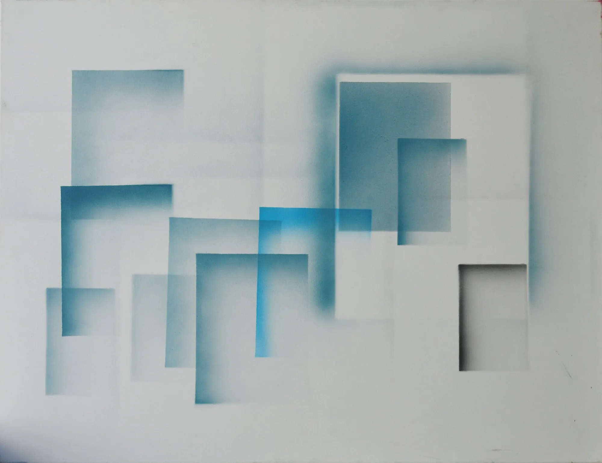 Untitled (135-07), Noronha da Costa, Cellulose paint on canvas