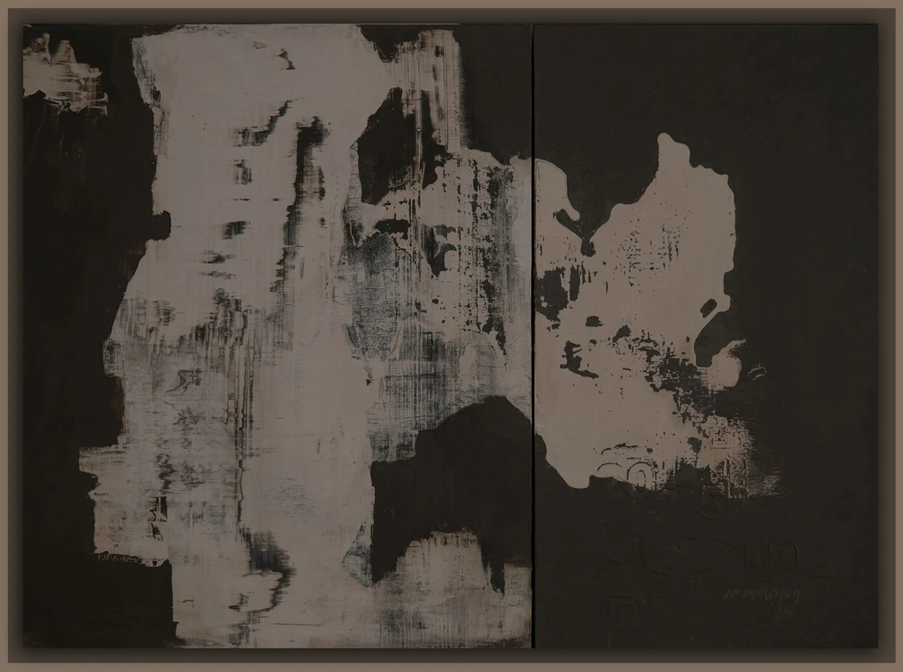 Série 1: Éphémère, Jean Pierre Porcher, 2026, Acrylic on canvas on plywood
