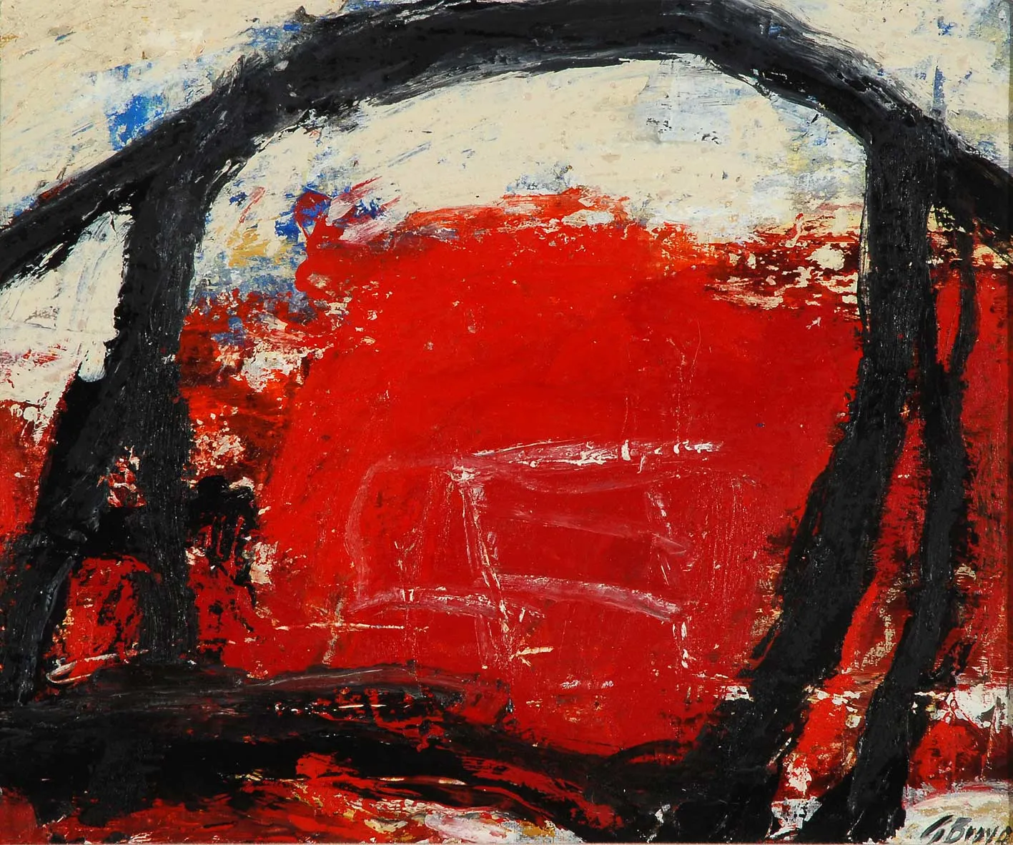 Untitled, González Bravo, 2006, Mixed media on cardboard