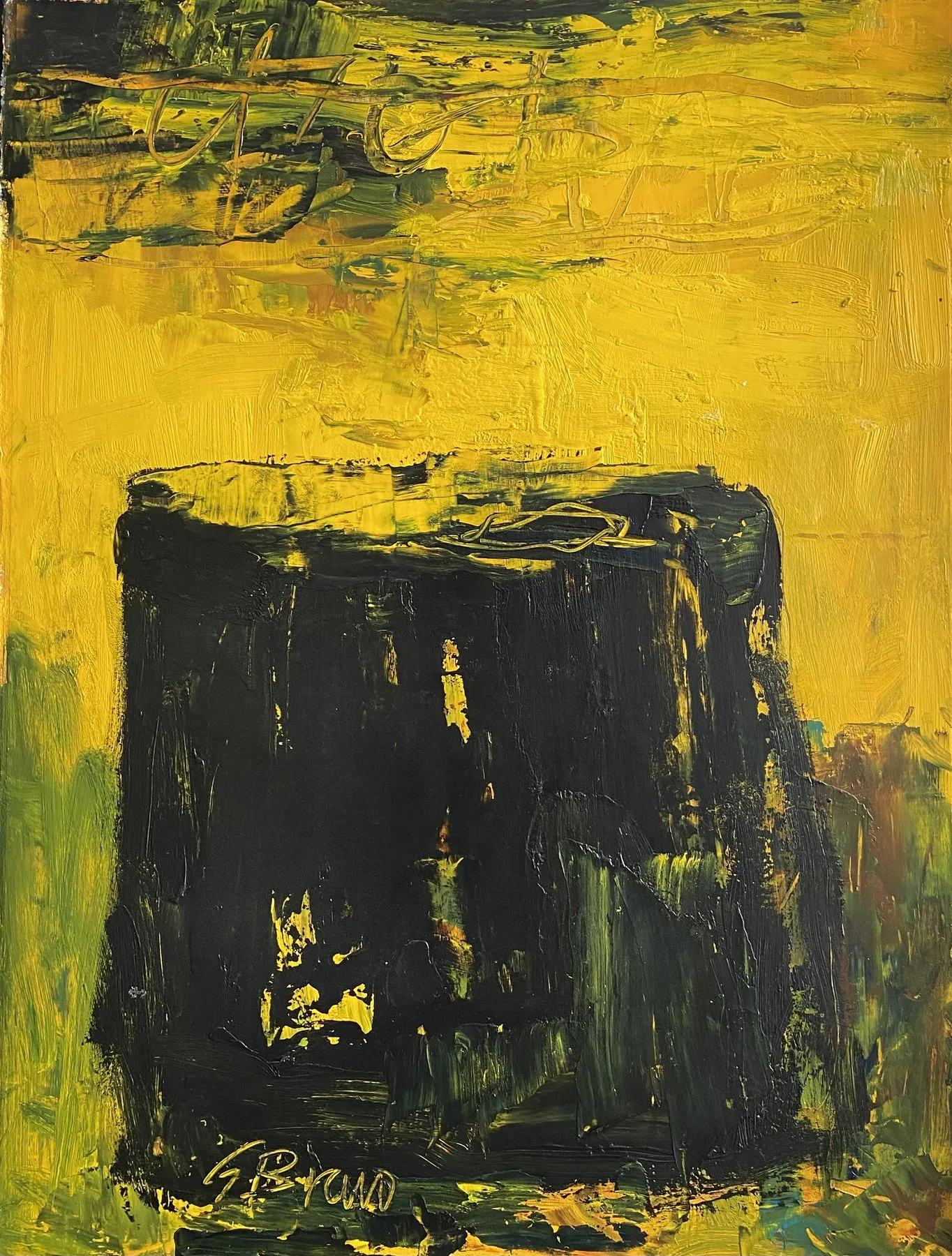 Untitled (P104-32), González Bravo, 2022, Oil on paper