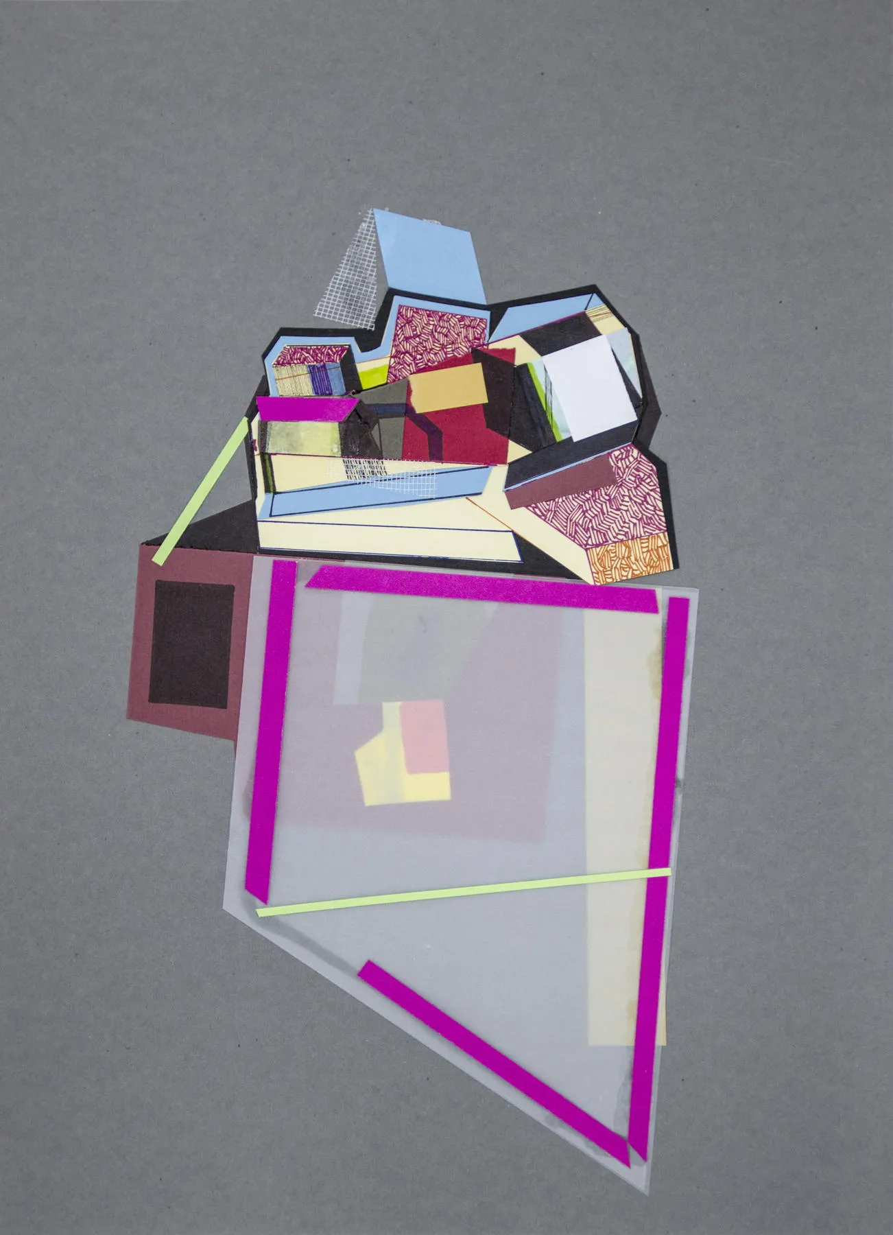 Heavy drawing #13, Ana Pais Oliveira, 2016, Mixed media on card