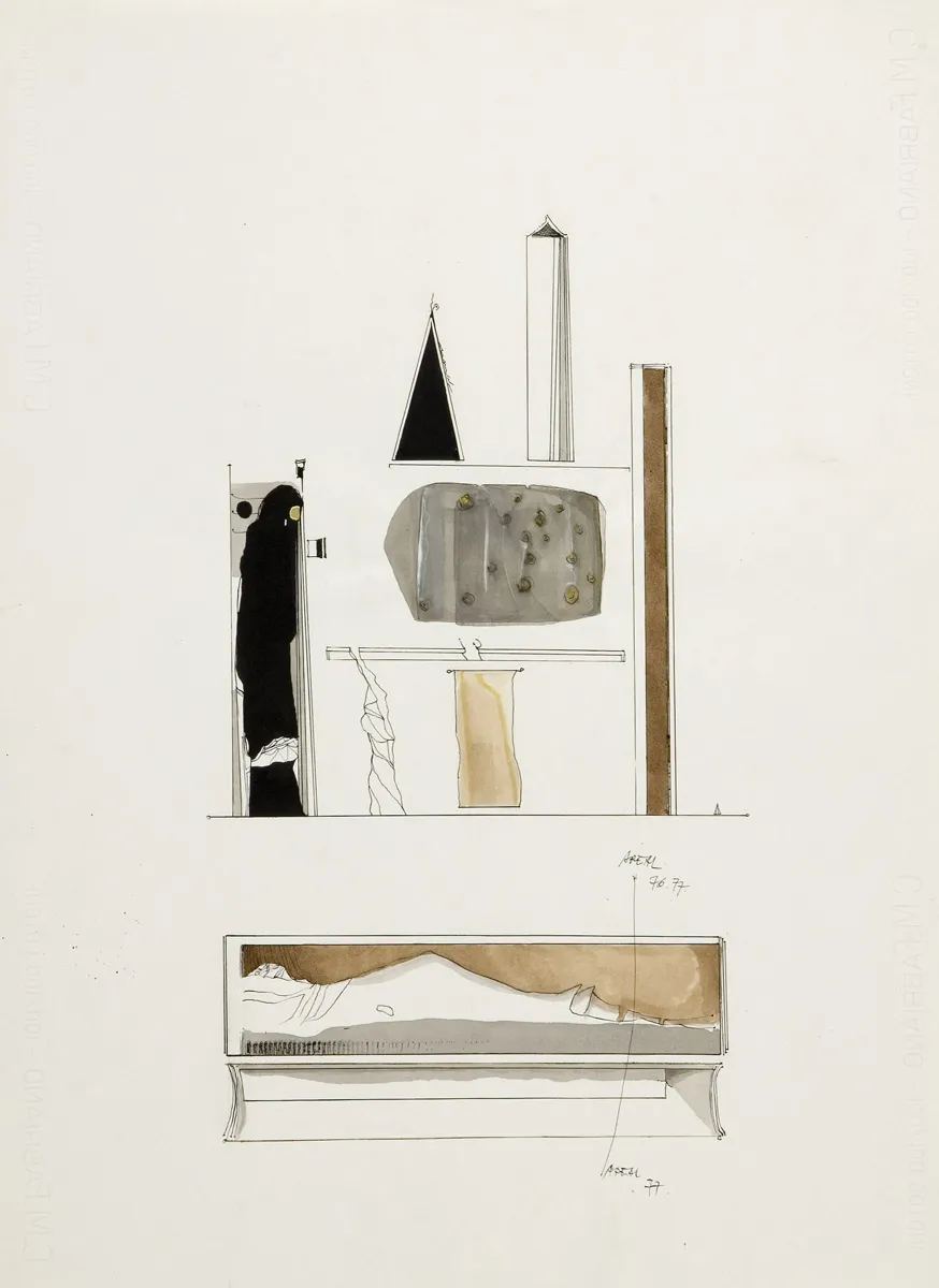Untitled (41), António Areal, 1976, India ink on paper