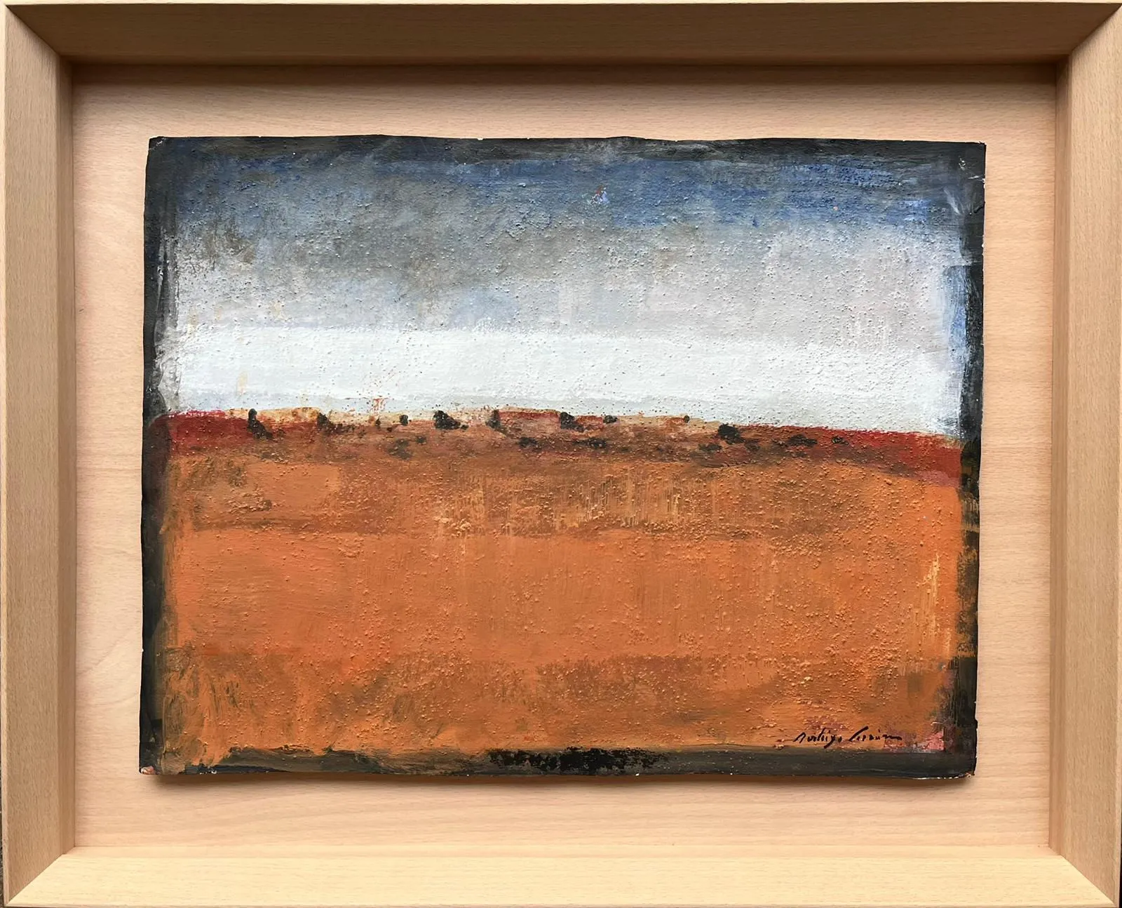 Ville Rouge II, Rodrigo Ferreira, 2025, Oil on paper