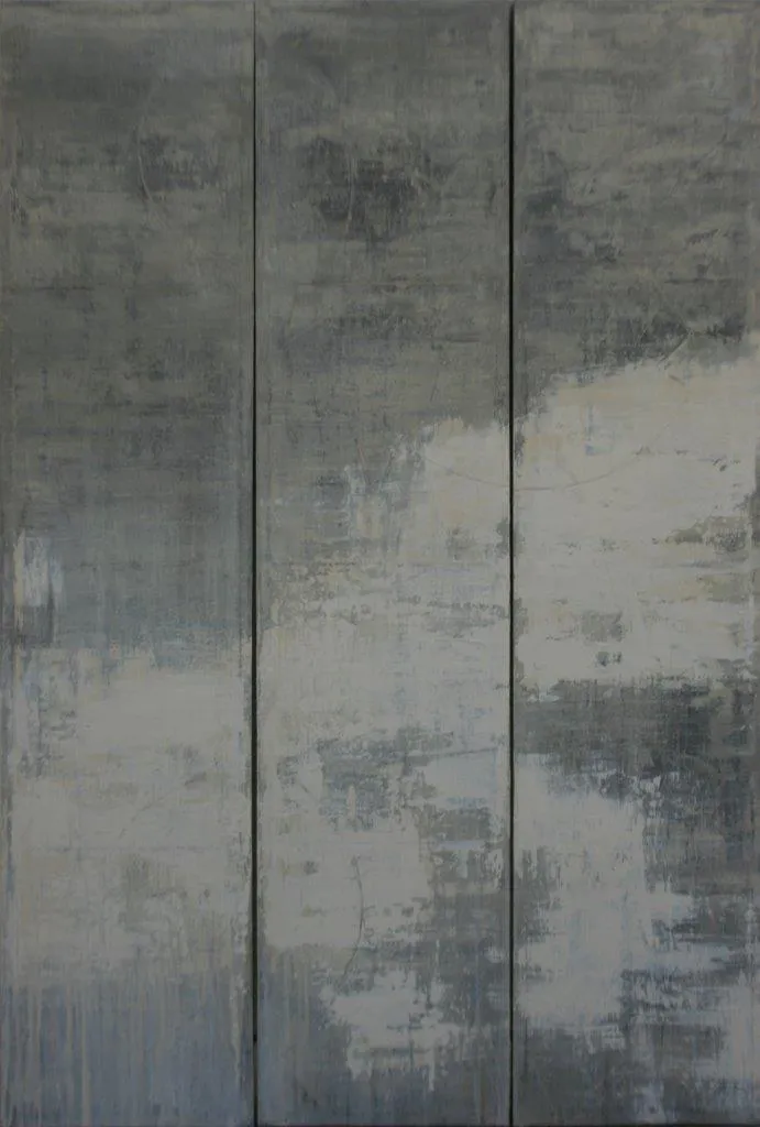 Paysage au Japon, Jean Pierre Porcher, 2012, Folding screen (painting on canvas)