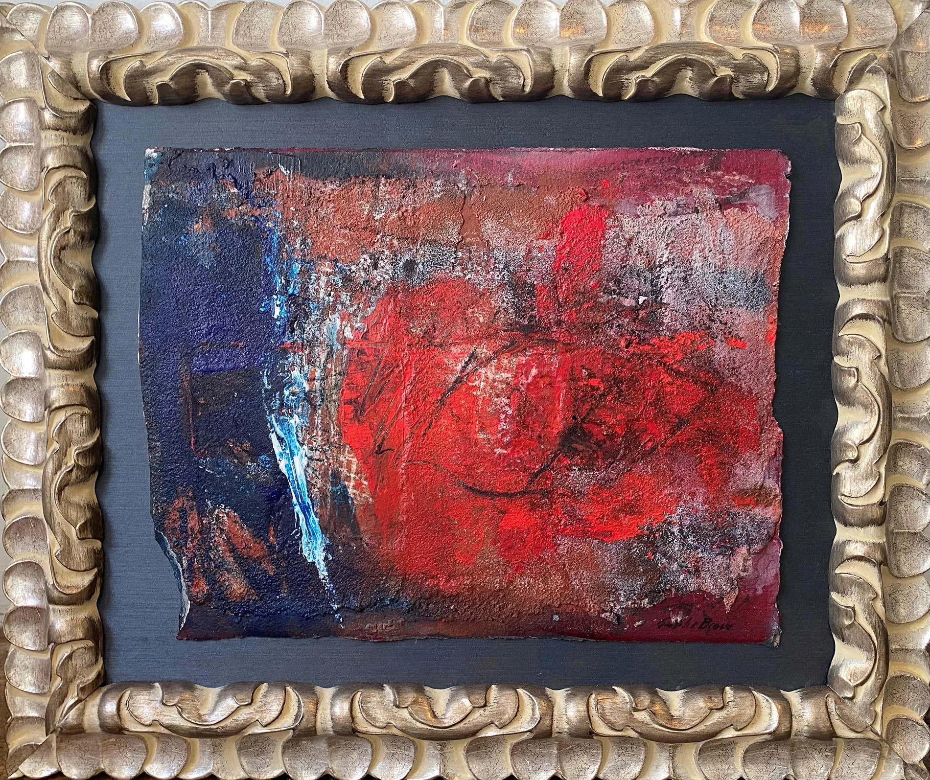 Untitled, González Bravo, 1991, Oil on cardboard
