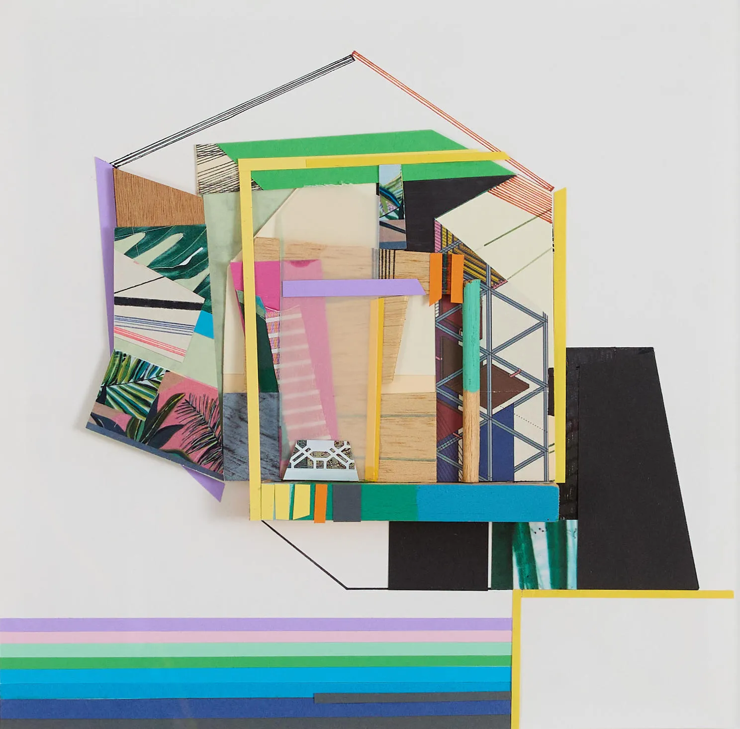 Was it cold outside? #3, Ana Pais Oliveira, 2023, Mixed media on card
