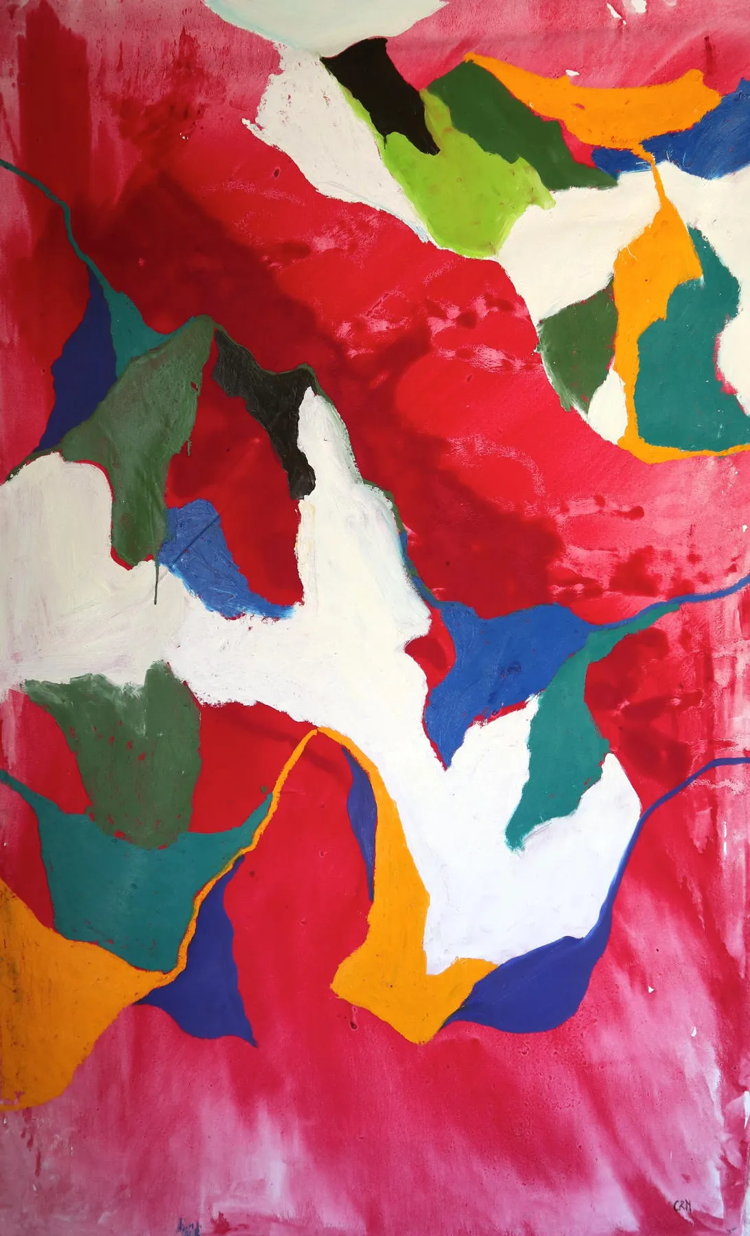 Untitled - série Mapas 8, Carlota Roque Martins, 2020, Oil on canvas