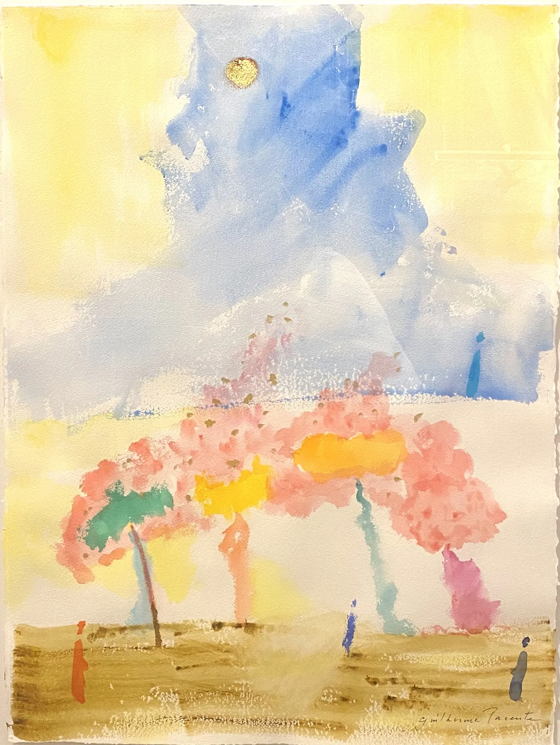 Untitled, Guilherme Parente, 2018, Watercolour on paper