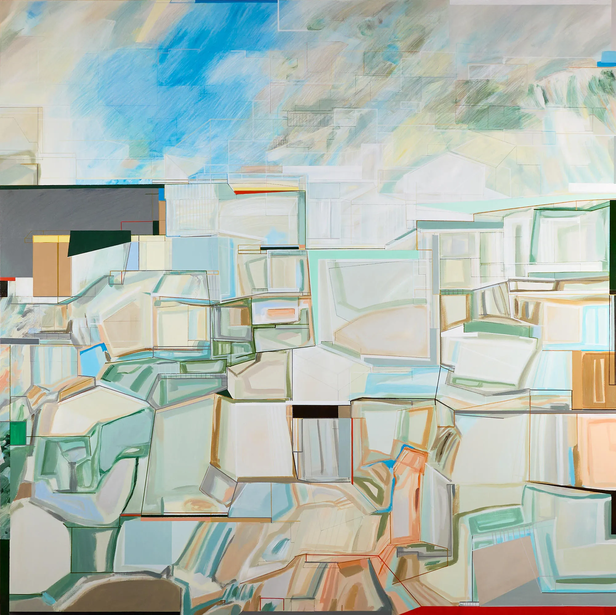 Deep Truth #01, Susana Chasse, 2026, Mixed media on canvas