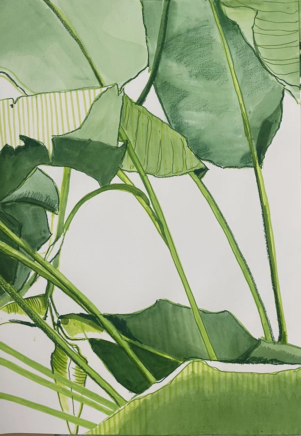 Untitled (261-22), Stefanie Pullin, 2022, Mixed media on paper