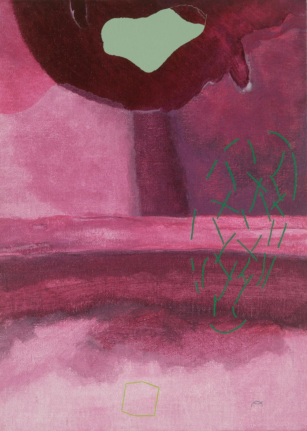em silêncio, Fala Mariam, 2015, Acrylic on canvas